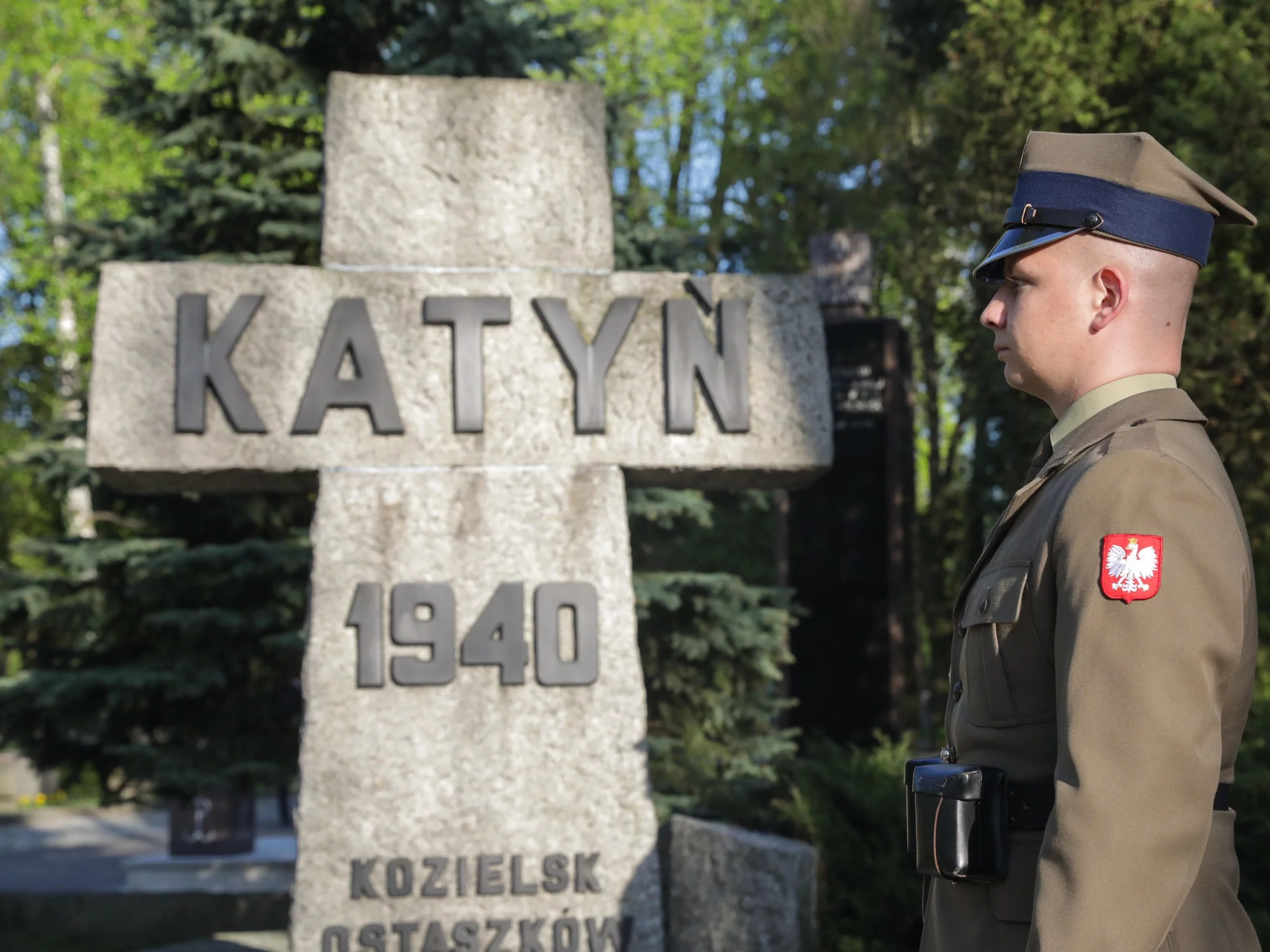 Krzyż Katyński na Powązkach