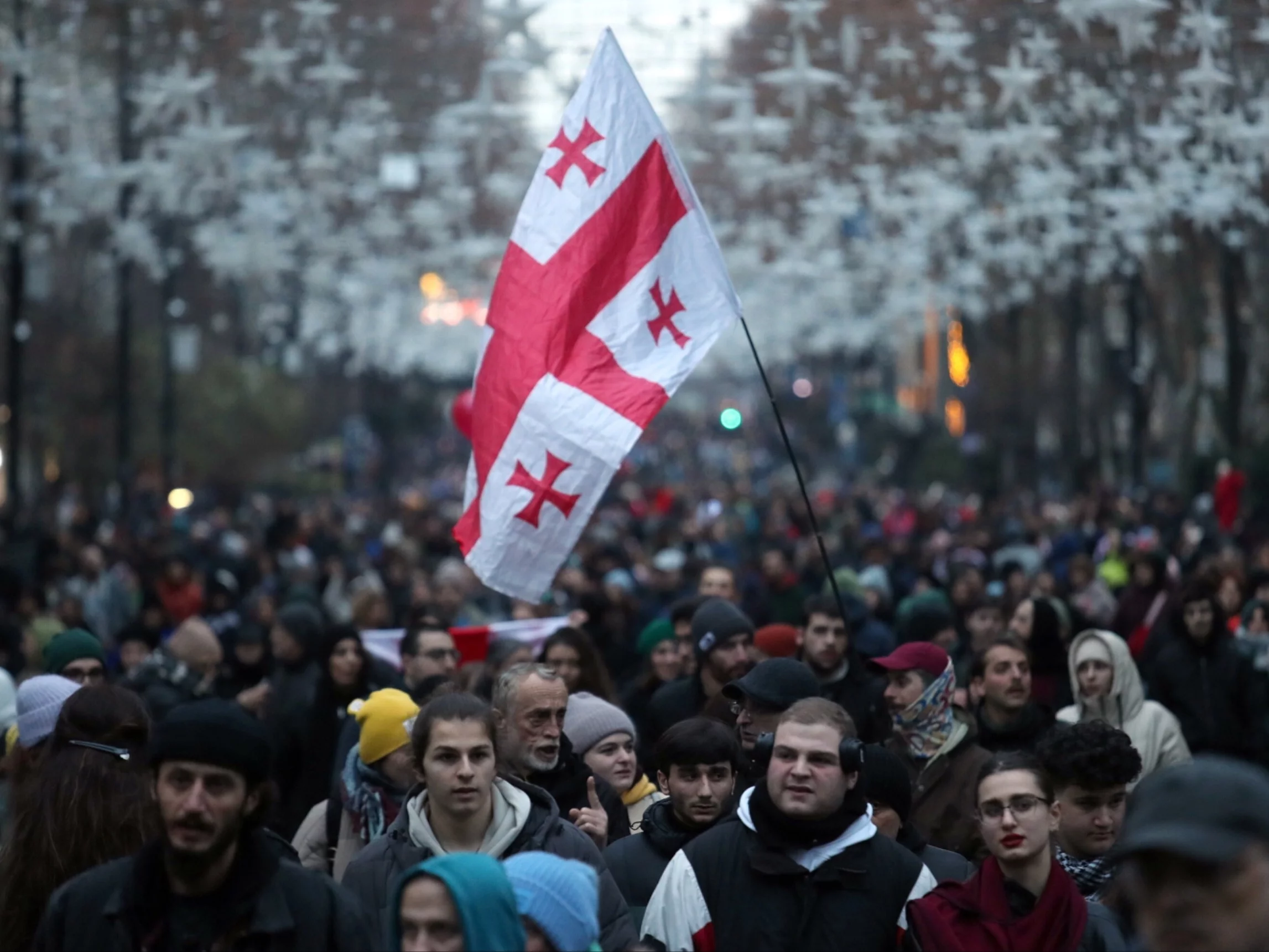 Antyrządowe protesty w Gruzji