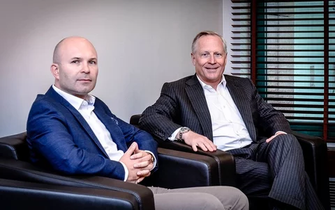 Ross Perot Jr i Maciej Jankiewicz