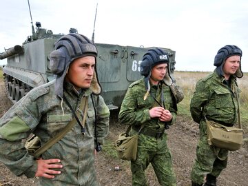 Rosyjscy rekruci w Rostowie nad Donem