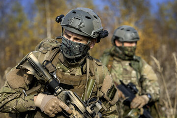 Rosyjscy żołnierze sił specjalnych