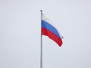 Rosyjska flaga, zdj. poglądowe