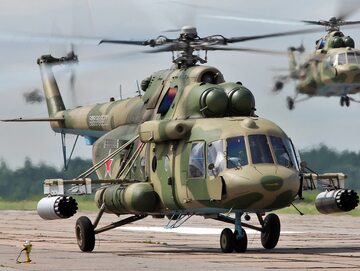 Rosyjski śmigłowiec Mi-8. Zdjęcie poglądowe.