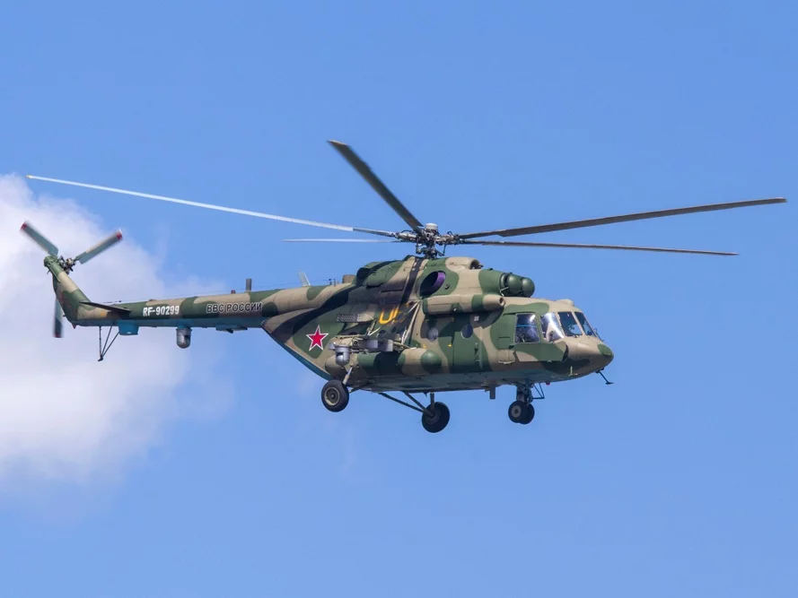 Rosyjski śmigłowiec Mi-8