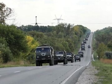 Rosyjskie wojska w obwodzie charkowskim