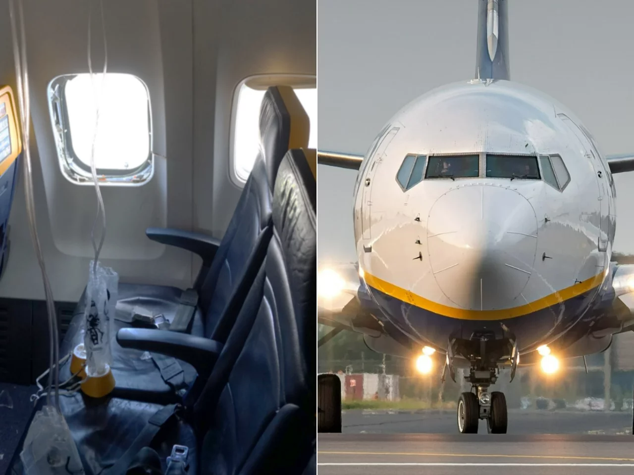Rozbite okno i dramat pasażera Ryanair. Eksperci o wstępnych przyczynach