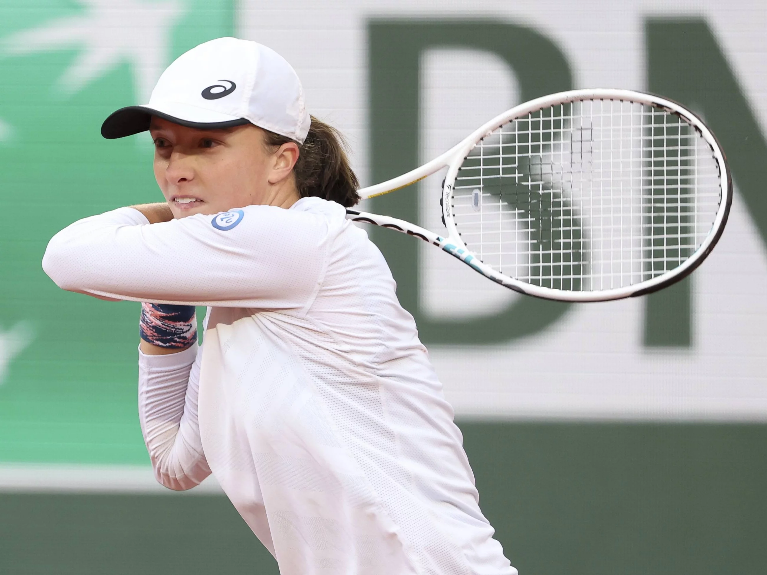 Iga Świątek w meczu French Open