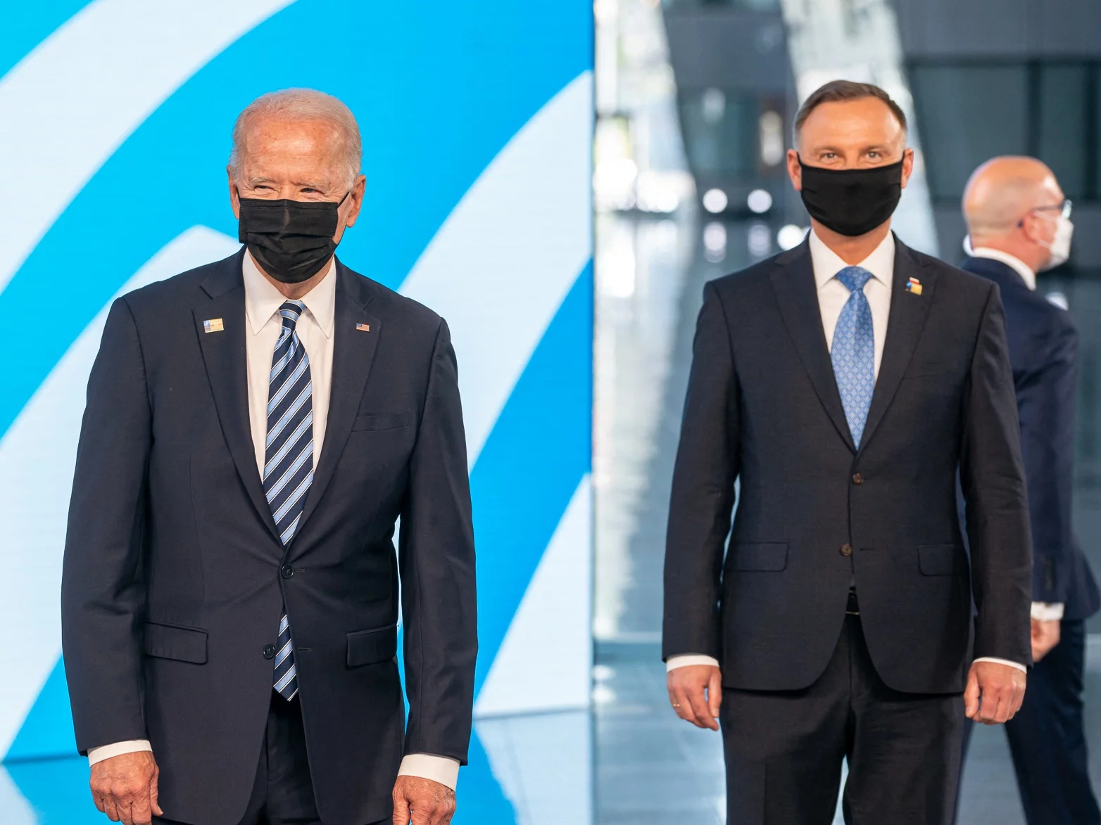 Joe Biden i Andrzej Duda