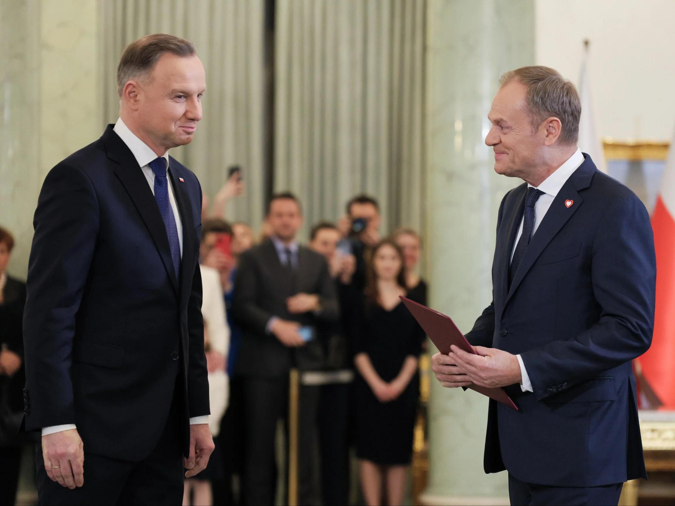 Andrzej Duda i Donald Tusk