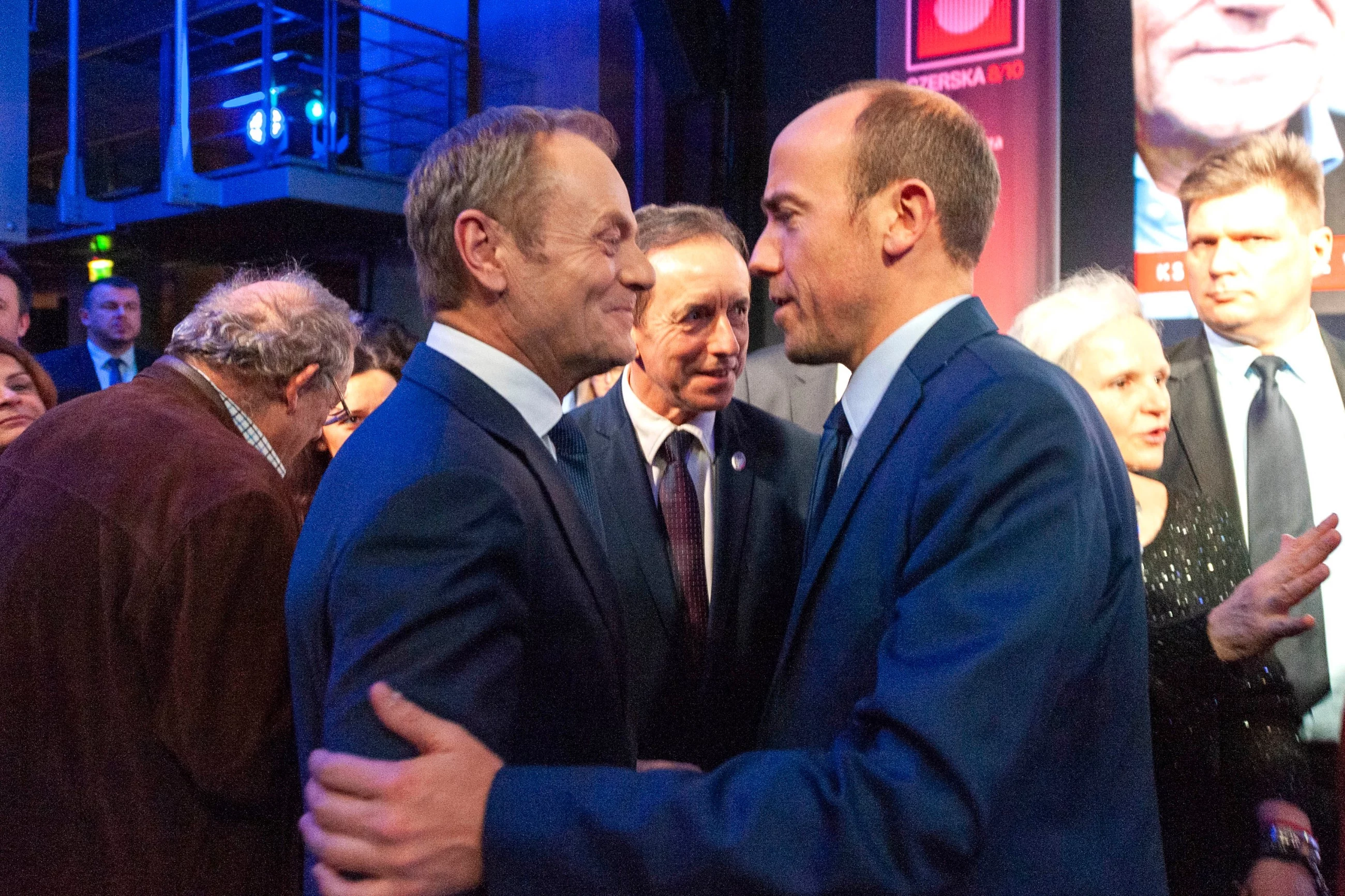 Donald Tusk i Borys Budka