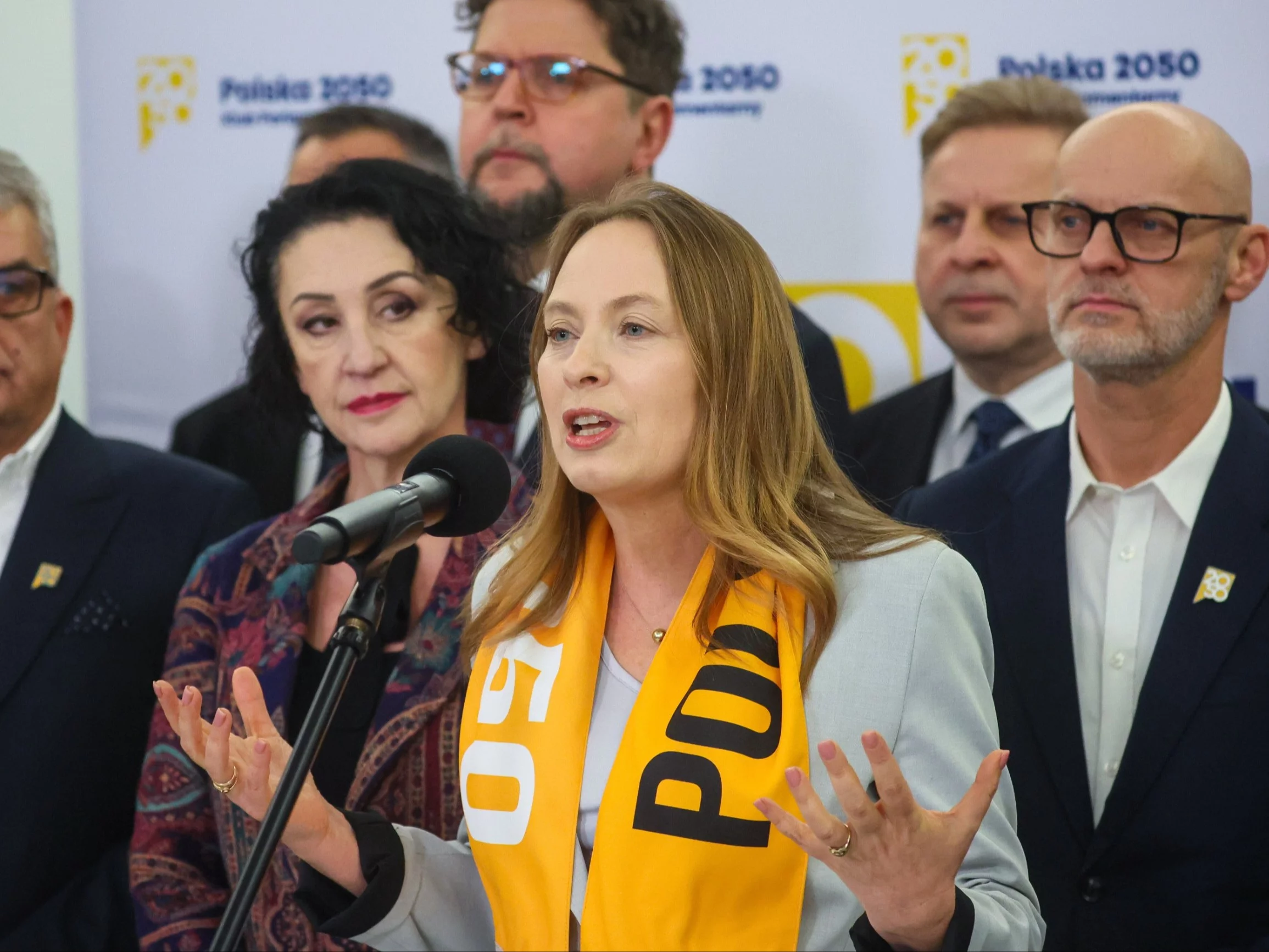 Katarzyna Pełczyńska-Nałęcz i politycy Polski 2050