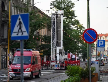 Rozpoczęto rozbiórkę kamienicy w Poznaniu