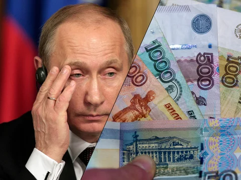 Finansowy cios dla Rosji – rubel i giełda lecą w dół