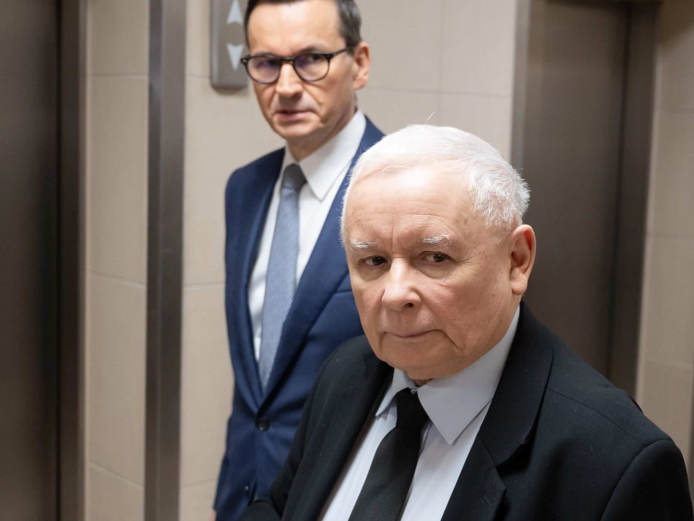 Mateusz Morawiecki i Jarosław Kaczyński