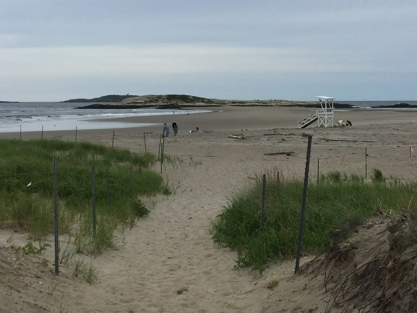 Popham Beach w Maine, USA