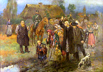 Rugi pruskie, Obraz Konstantego Górskiego z 1915 roku