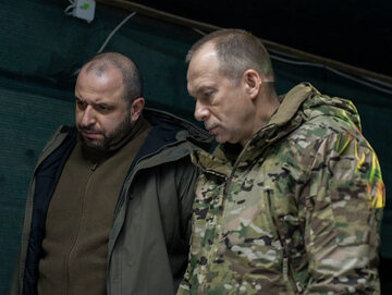 Rustem Umerow i Ołeksandr Syrski odwiedzają stanowiska dowodzenia na linii frontu w pobliżu Awdijiwki