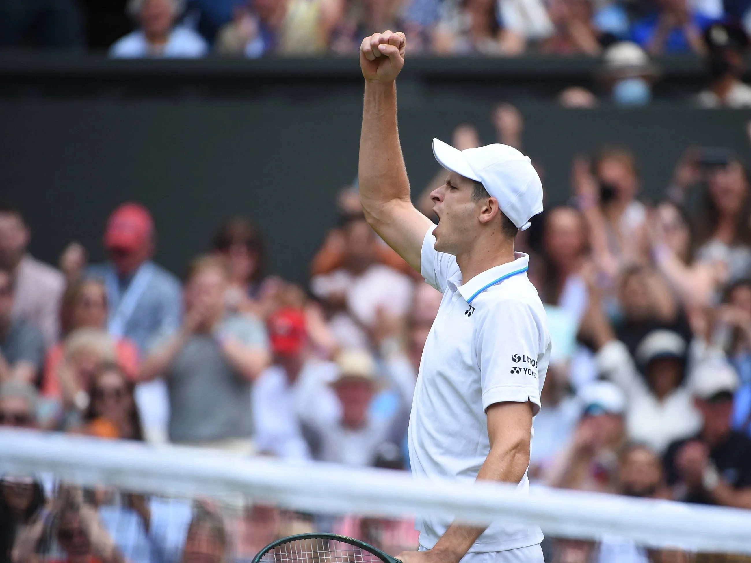 Hubert Hurkacz na Wimbledonie