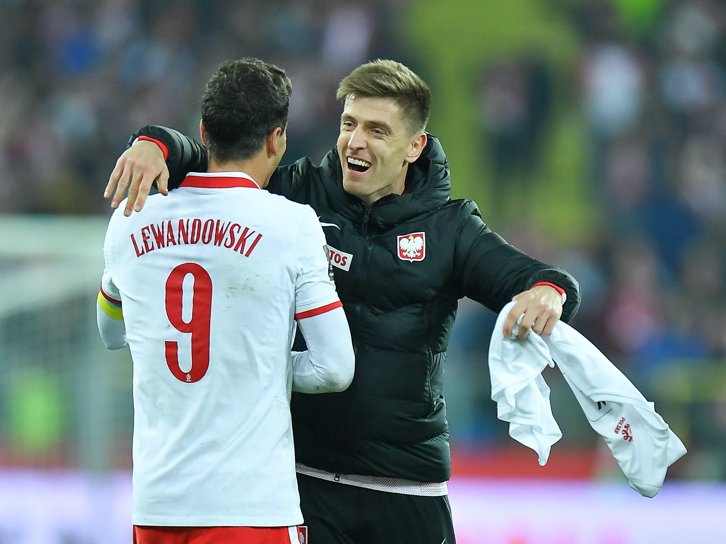 Robert Lewandowski i Krzysztof Piątek