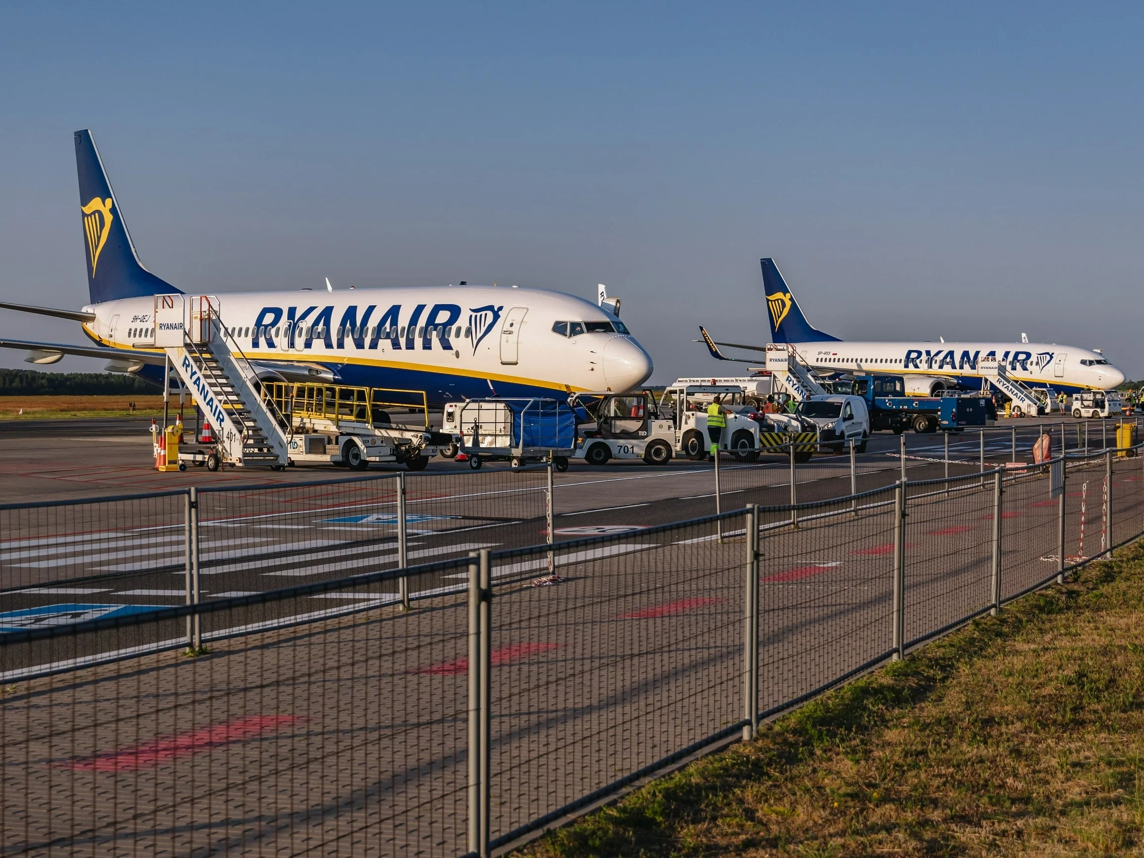 Samoloty Ryanair w Modlinie