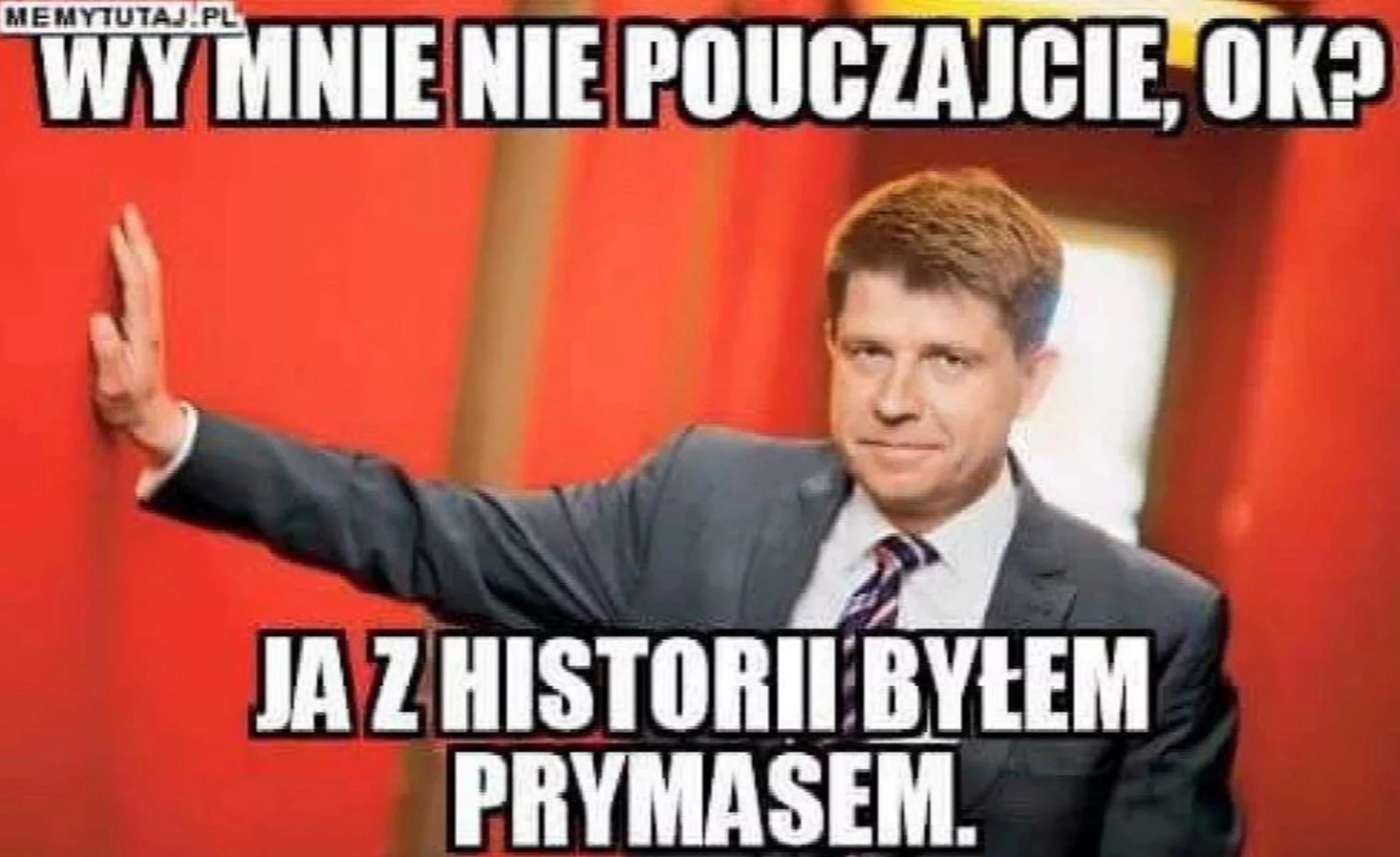 Mem z Ryszardem Petru