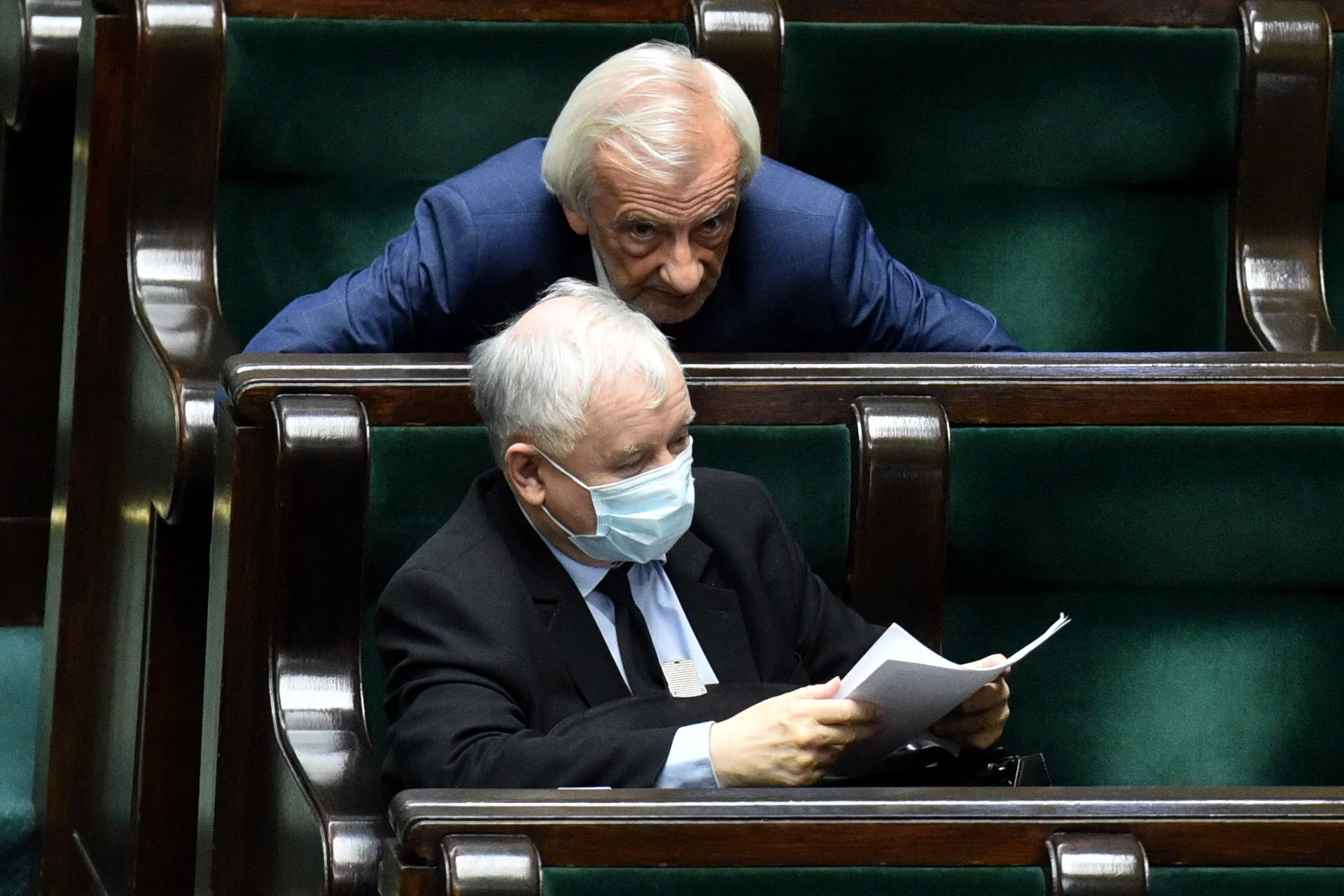 Ryszard Terlecki i Jarosław Kaczyński