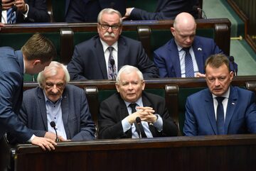 Ryszard Terlecki, Jarosław Kaczyński, Mariusz Błaszczak