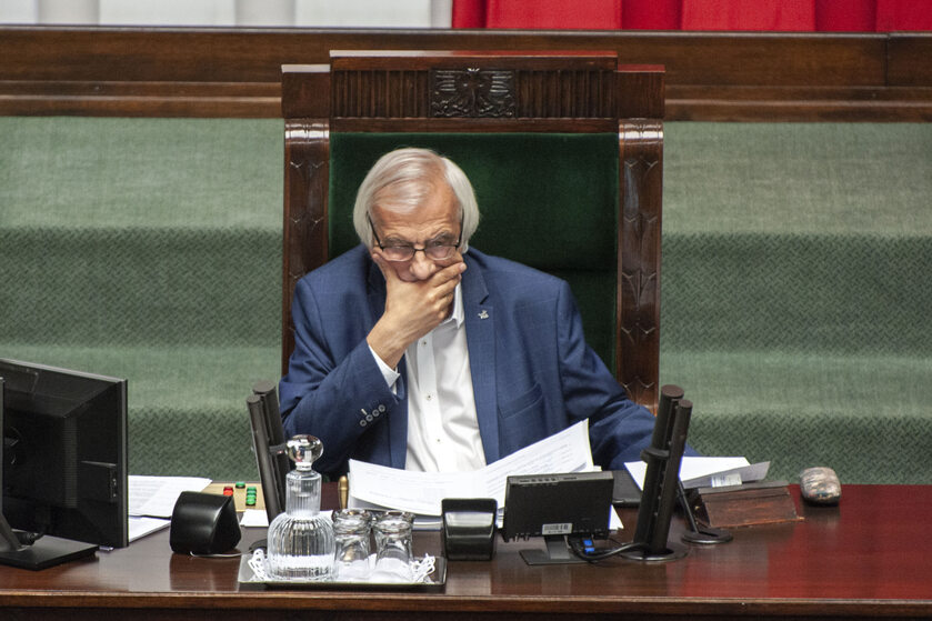 Sejm. Ryszard Terlecki do posła KO: Puknij się w czoło