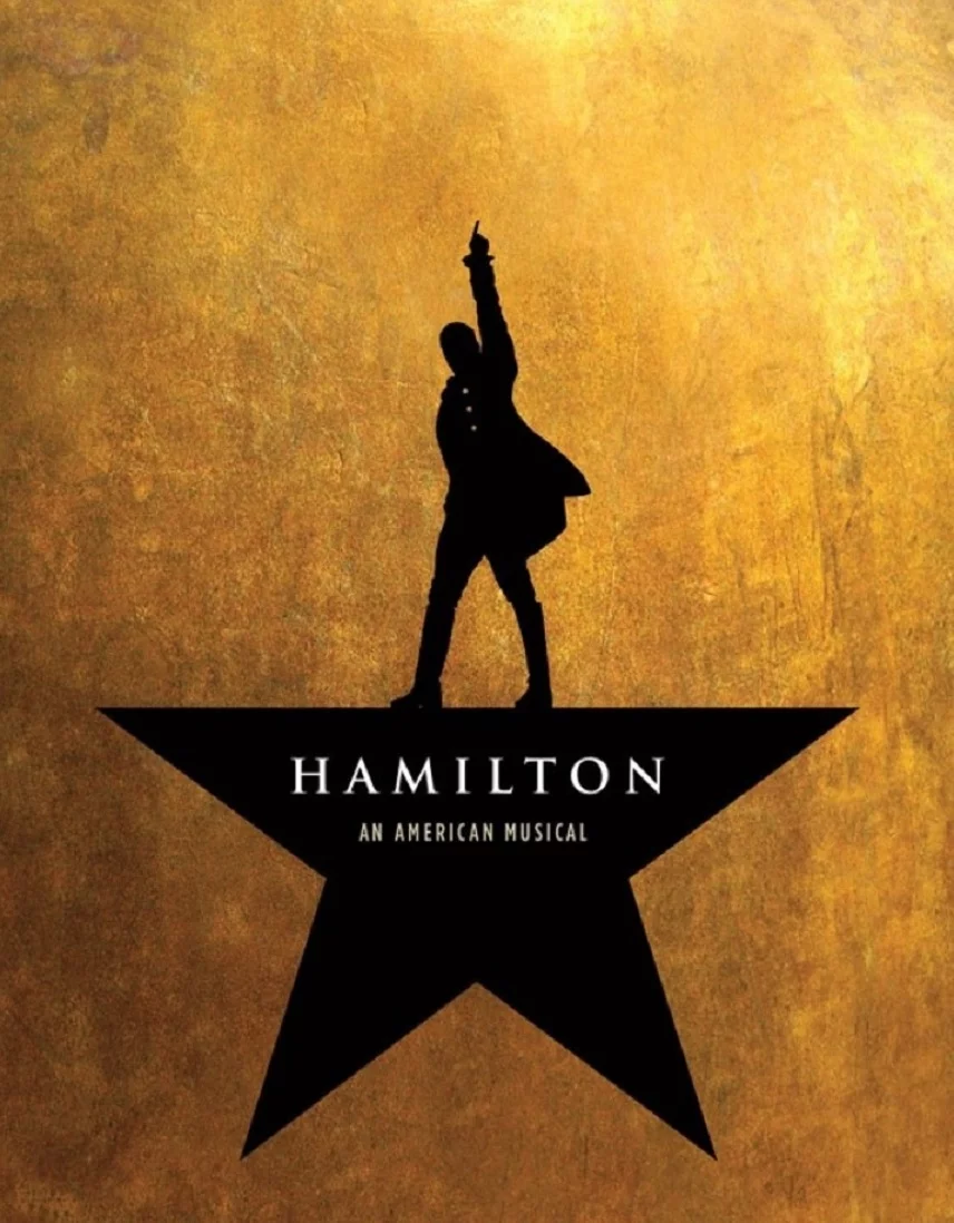 Plakat musicalu „Hamilton”