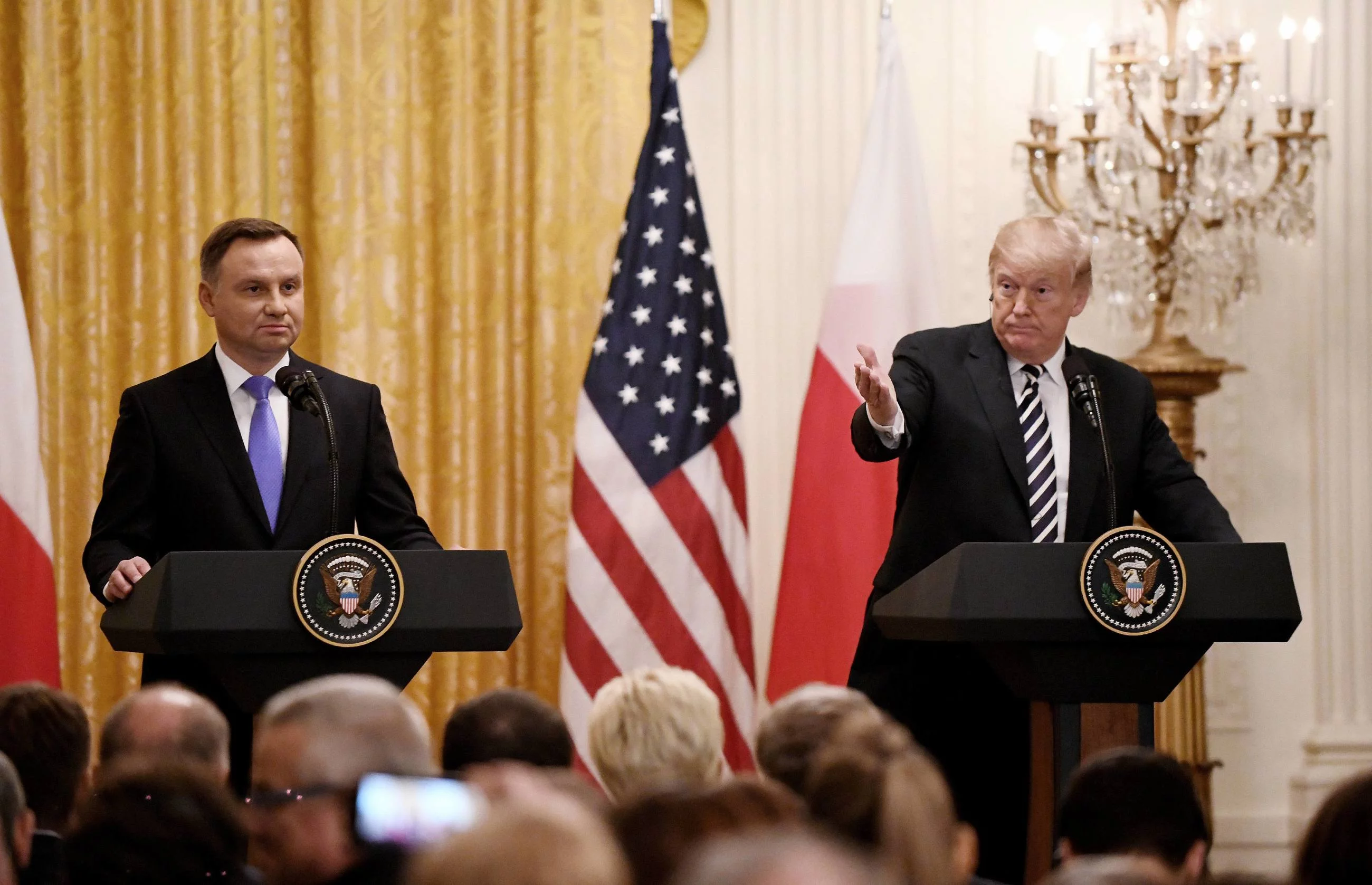 Andrzej Duda i Donald Trump