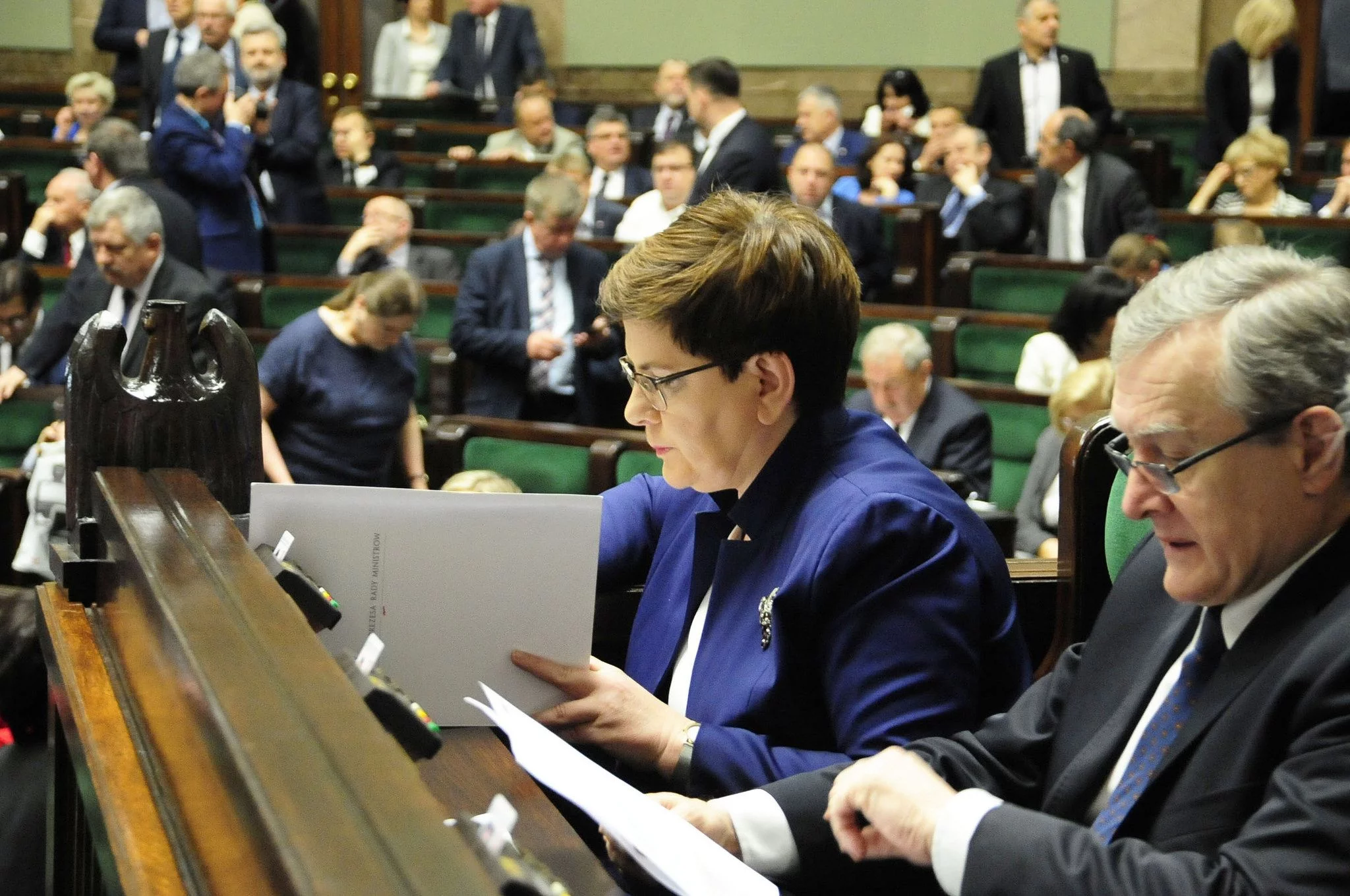 Premier Beata Szydło w Sejmie