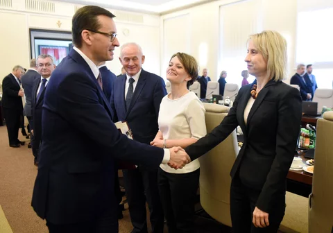 Mateusz Morawiecki i Teresa Czerwińska