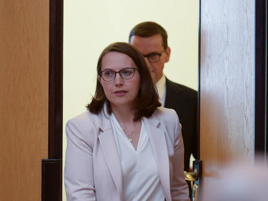 Magdalena Rzeczkowska i Mateusz Morawiecki