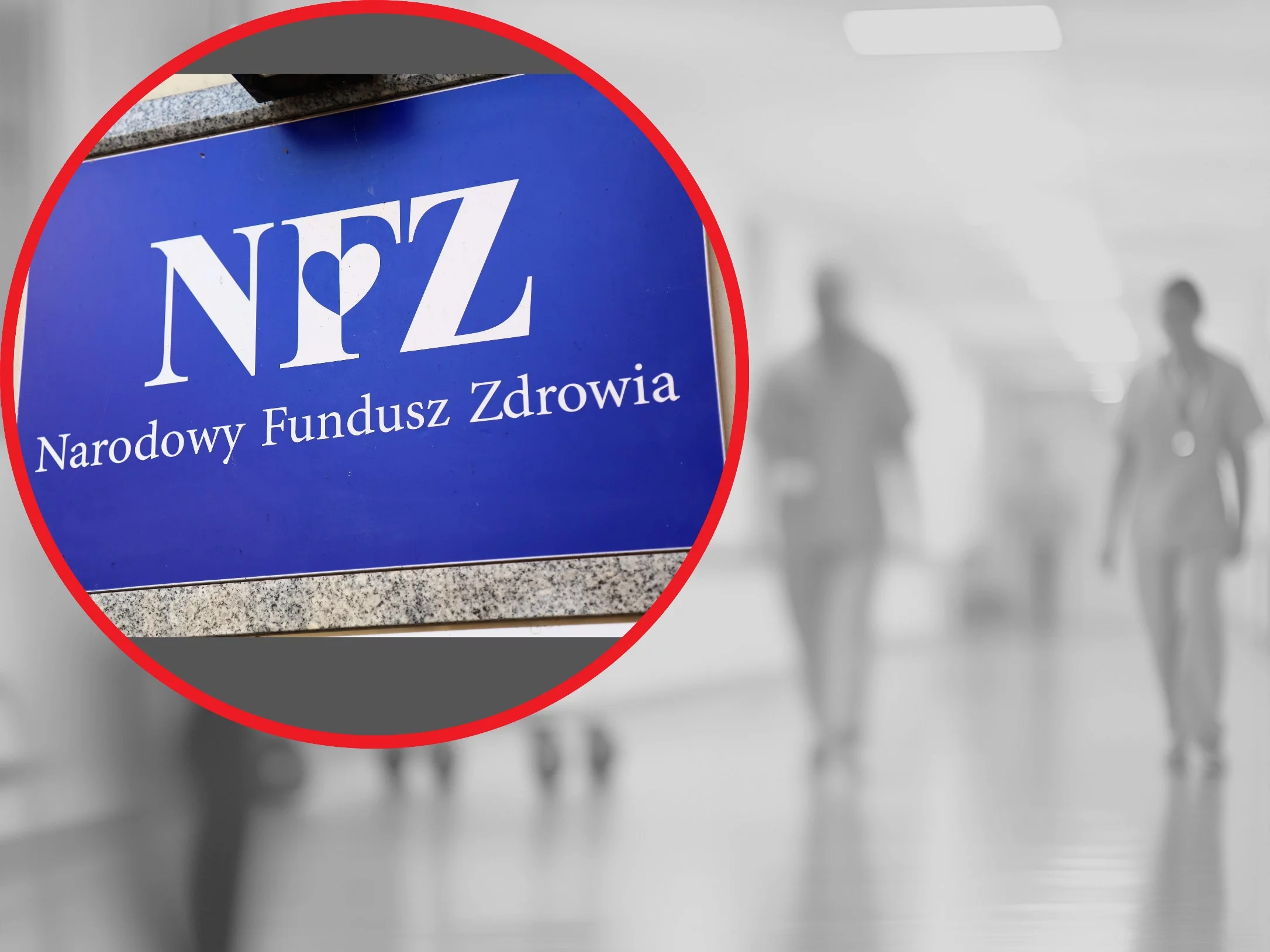 NFZ / szpitalny korytarz – zdjęcia ilustracyjne