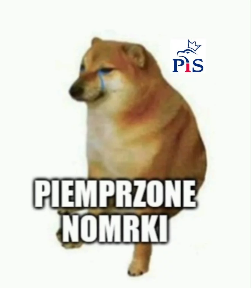 Mem komentujące polityczną walkę o ustawę futerkową