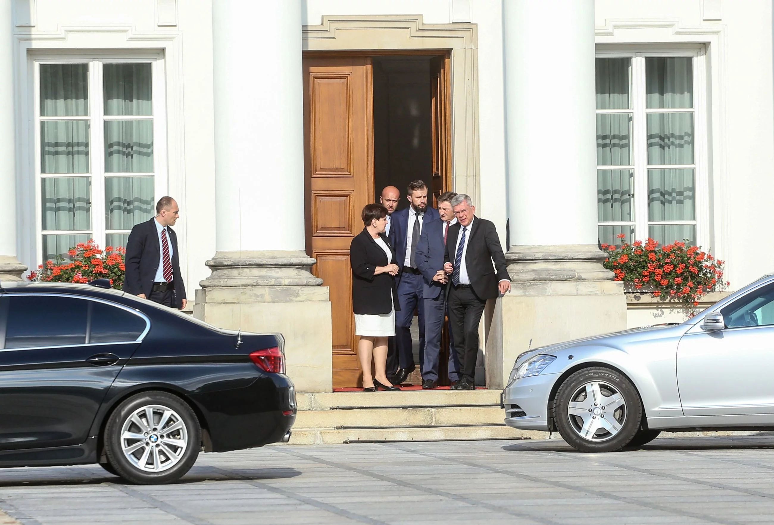 Premier i marszałkowie po spotkaniu z prezydentem