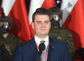 Rzecznik MON Bartłomiej Misiewicz