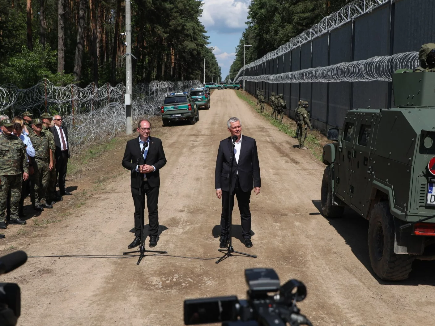 Alexander Dobrindt i Tomasz Siemoniak