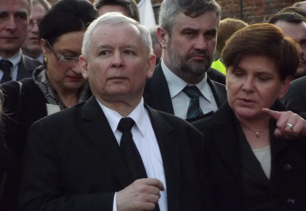 Jarosław Kaczyński i Beata Szydło