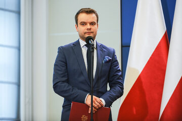 Rzecznik rządu Rafał Bochenek