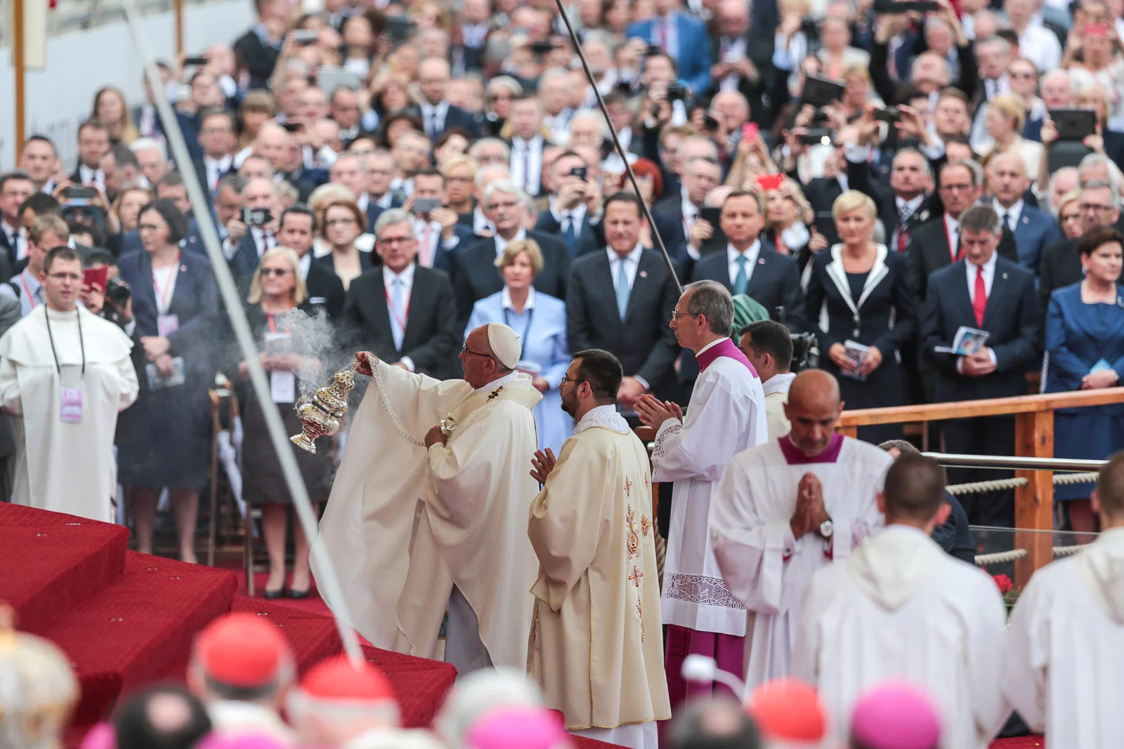 Franciszek podczas mszy na Jasnej Górze