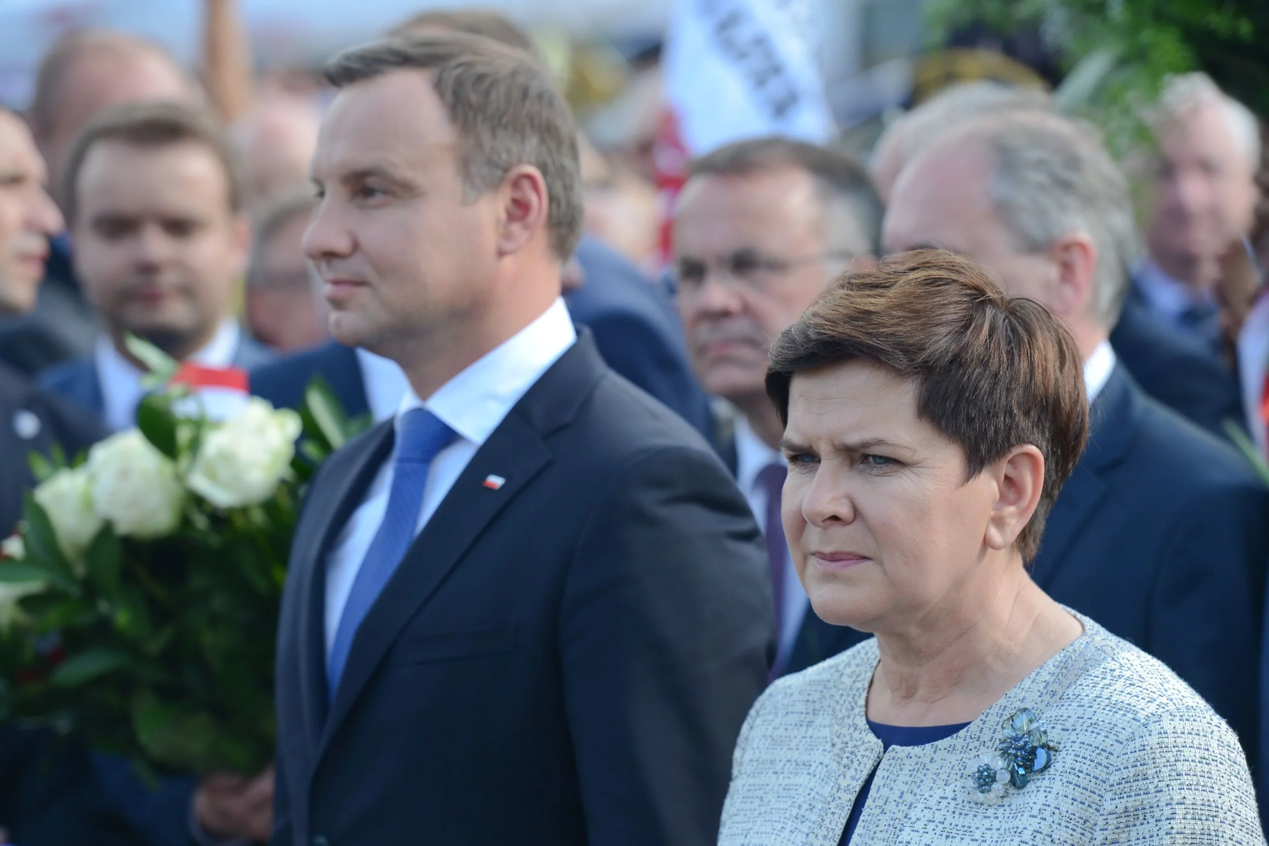 Prezydent Andrzej Duda i premier Beata Szydło