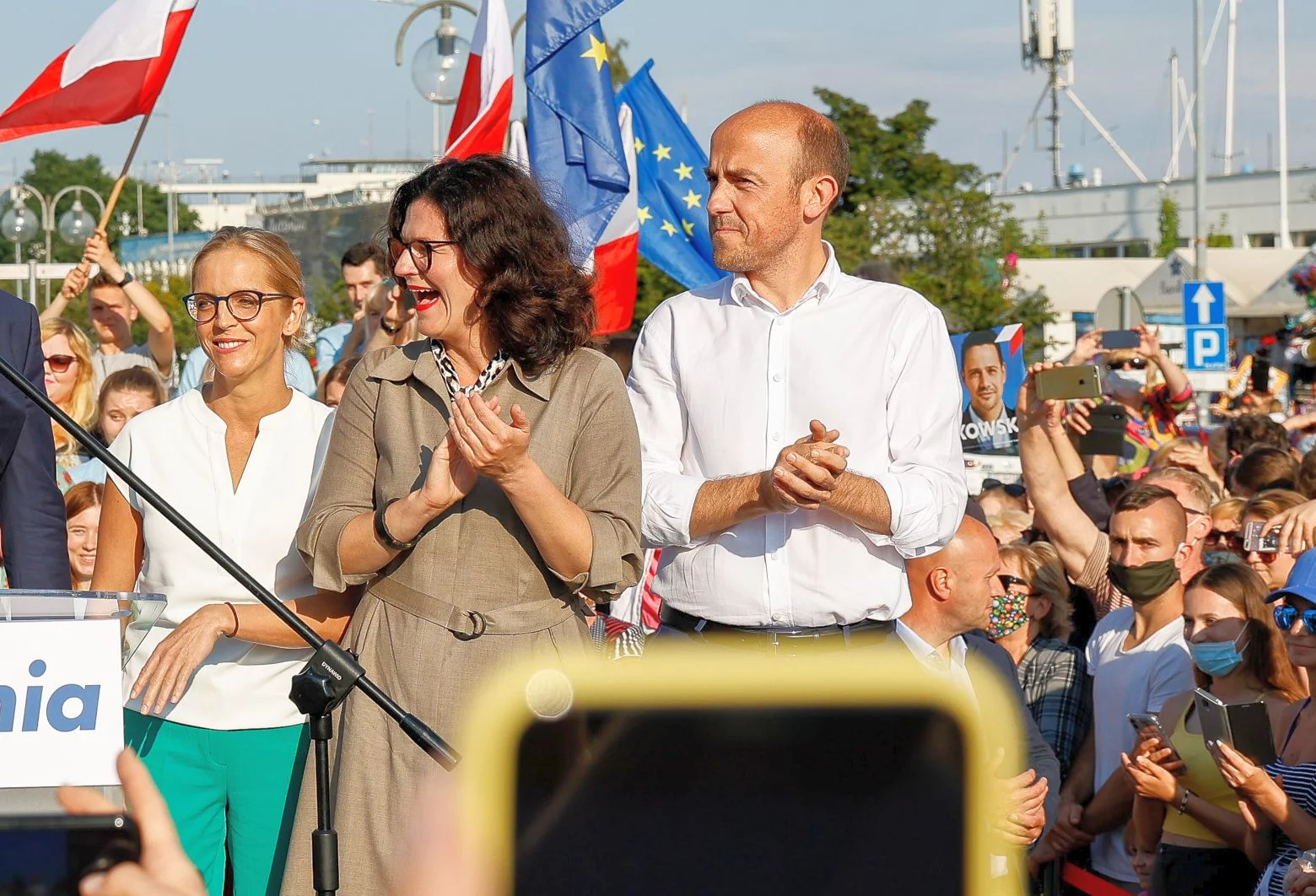 Aleksandra Dulkiewicz i Borys Budka