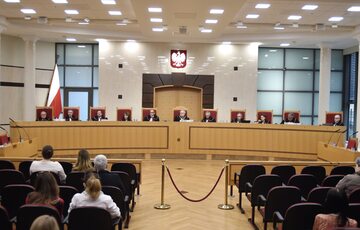 Sala posiedzeń Trybunału Konstytucyjnego