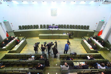 Sala posiedzeń w Sądzie Najwyższym