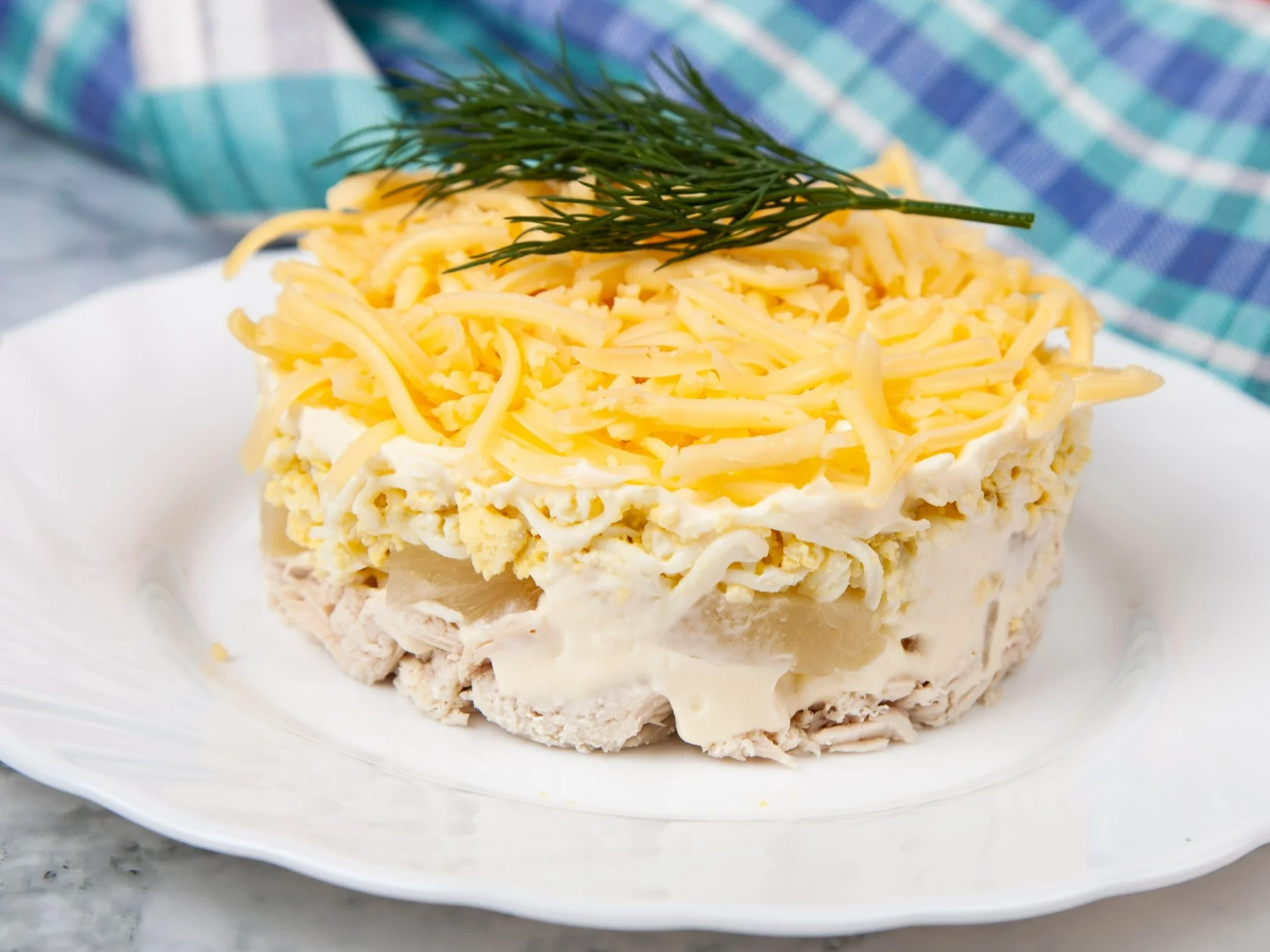 Sałatka z kurczakiem