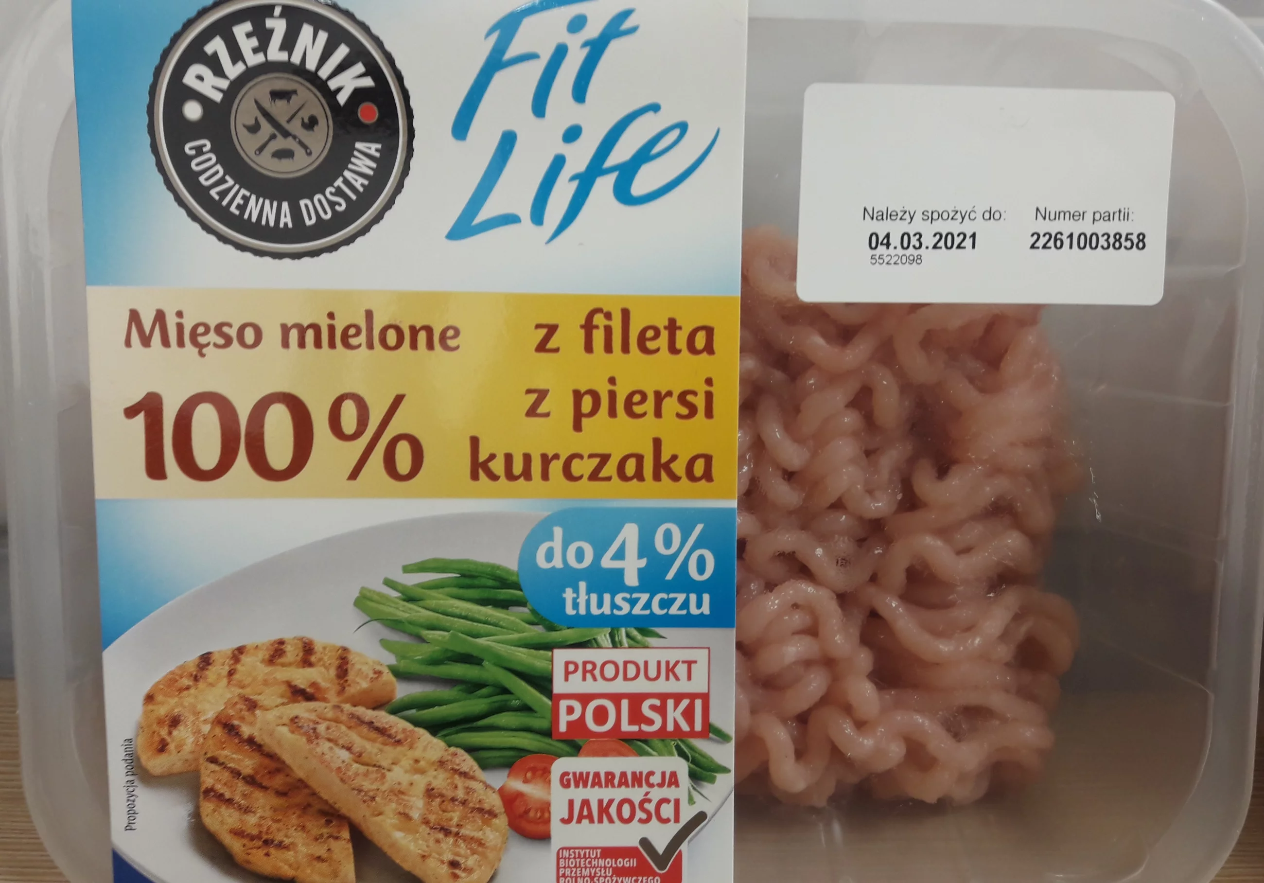 Mięso mielone z fileta kurczaka 400G