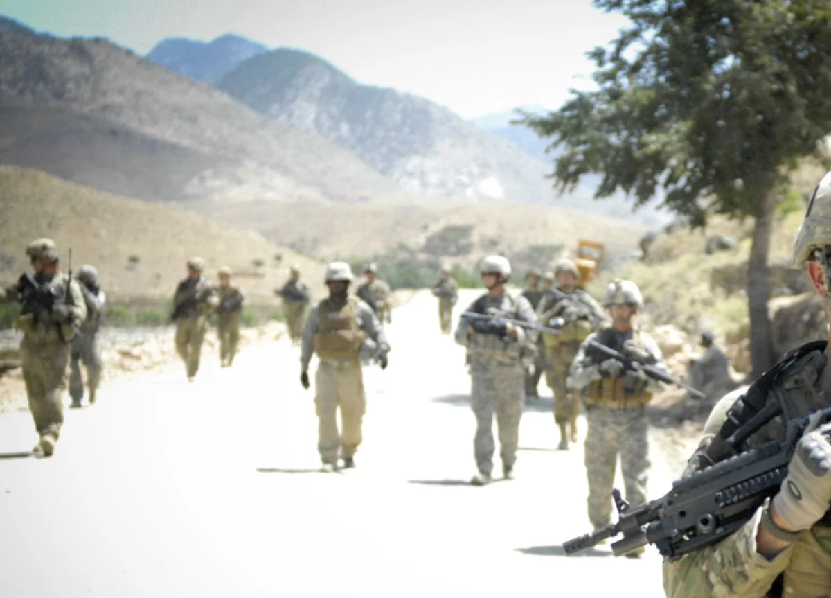 Patrol NATO w prowincji  Laghman, zdj. ilustracyjne