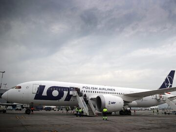 Samolot Boeing 787 Dreamliner Polskich Linii Lotniczych LOT