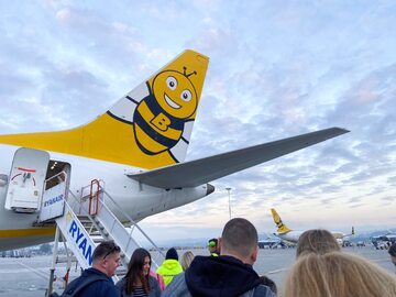 Samolot Buzz należący do Ryanaira